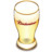 Budweiser beer glass